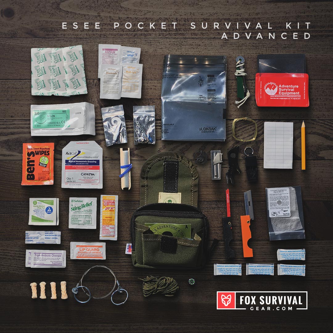 Where to buy ESEE Pocket Survival Kit - Advanced - Fox Survival Gear