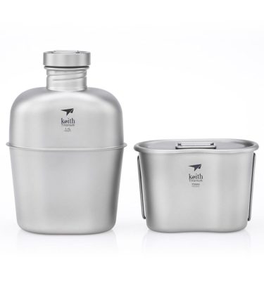 Keith (Heavy Cover) Titanium Canteen Mess Kit