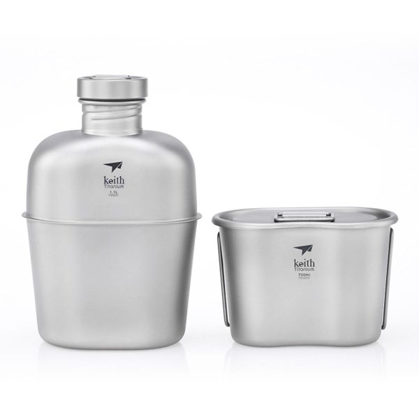 Keith (Heavy Cover) Titanium Canteen Mess Kit