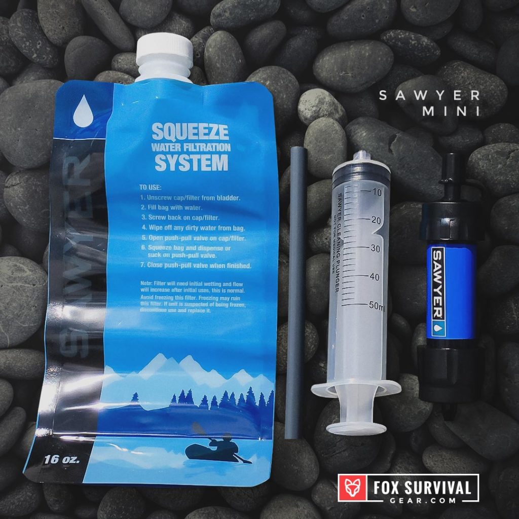 Sawyer Mini - Personal Water Filter all contents